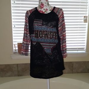 Southern Grace Woman's Top 3/4 sleeves 2X